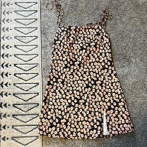 Princess Polly Tie Strap Mini Dress Floral